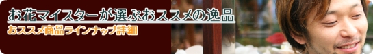 お花マイスターが選ぶおススメの逸品